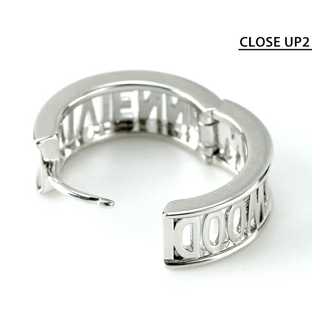 ヴィヴィアン ウエストウッド ピアス メンズ レディース ブランド Vivienne Westwood MAN WESTMINSTER 真鍮 フープ 片耳用 62030052-02P019 シルバー アクセサリー ビビアン