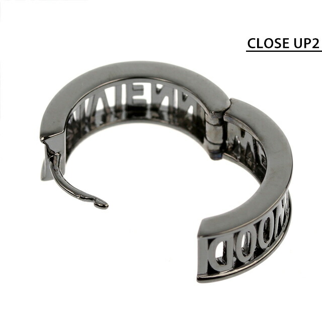 ヴィヴィアン ウエストウッド ピアス メンズ レディース ブランド Vivienne Westwood WESTMINSTER 真鍮 フープ 片耳用 62030052-S001 ガンメタル アクセサリー ビビアン プレゼント 実用的