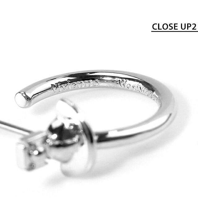 ヴィヴィアン ウエストウッド ピアス メンズ レディース ブランド Vivienne Westwood ヴェラ 真鍮 スタッド 片耳用 6203008D-02P019 シルバー アクセサリー ビビアン