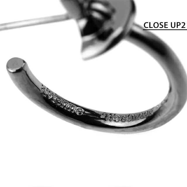 ヴィヴィアン ウエストウッド ピアス メンズ レディース ブランド Vivienne Westwood ヴェラ スタッド 片耳用 6203008D-02S001 ガンメタル アクセサリー ビビアン