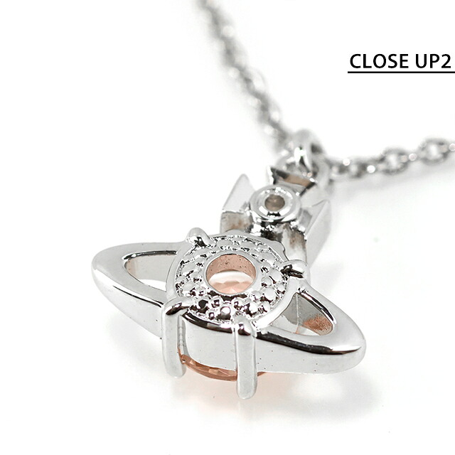 ヴィヴィアン ウエストウッド ネックレス ペンダント レディース Vivienne Westwood Reina 63020095 02P720 シルバー シャンパン アクセサリー ビビアン ジュエリー ブランド 高級 おしゃれ プレゼント 女性 実用的 かわいい