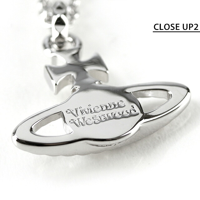 ヴィヴィアン ウエストウッド ネックレス ペンダント メンズ レディース Vivienne Westwood メイフェアバスレリーフ 真鍮 630203EG-02W110 シルバー クリア アクセサリー ビビアン ジュエリー ブランド 高級 おしゃれ プレゼント 実用的 ペア