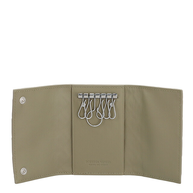 ボッテガ・ヴェネタ キーケース メンズ レディース ブランド BOTTEGA VENETA 630336-V3US1 カーキベージュ 高級 おしゃれ プレゼント 実用的