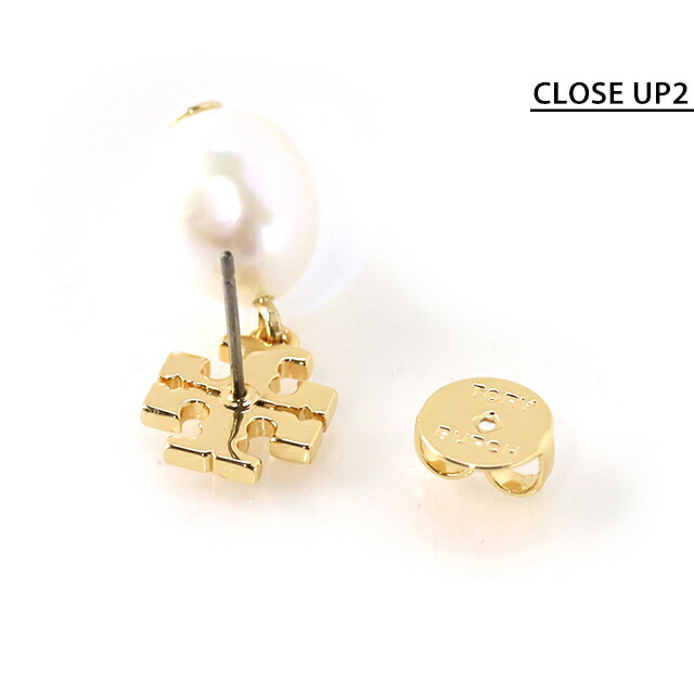 トリーバーチ ピアス レディース ブランド TORY BURCH KIRA PEARL DROP EARRING スタッド 両耳用 65156-709 Tory Gold アクセサリー