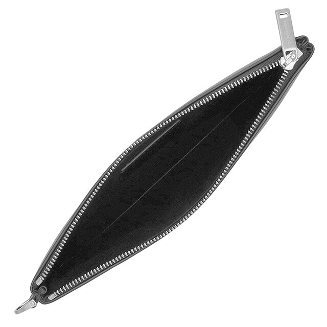 フェラガモ ポーチ メンズ レディース Ferragamo 661466CALF YE NE 776 210 ブラック／イエロー 持ち歩き 小さい 小物入れ ブランド 高級 おしゃれ プレゼント 男性 実用的 かっこいい