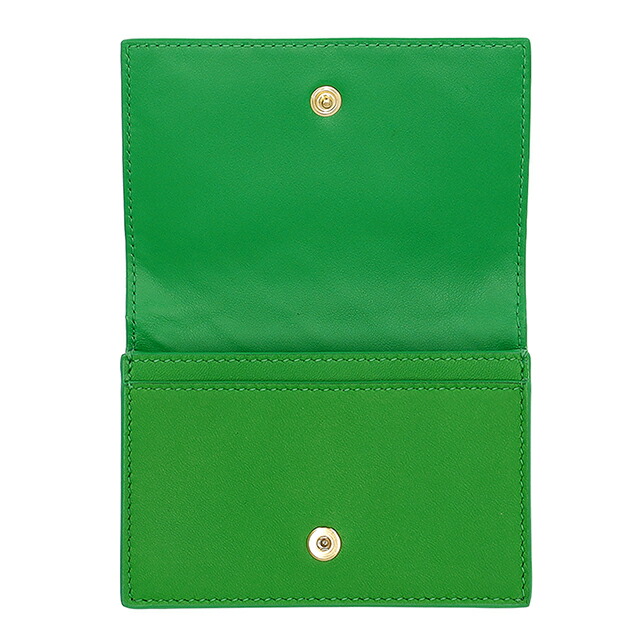 ボッテガ・ヴェネタ カードケース レディース ブランド BOTTEGA VENETA レザー Italy 667141-V3UH2 3722 グリーン