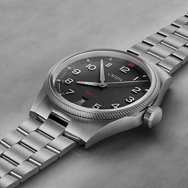 オリス プロパイロット デイト 41mm 自動巻き 腕時計 ブランド メンズ ORIS 01 733 7805 4164-07 8 20 04LC アナログ ブラック 黒 スイス製 高級 おしゃれ 防水 プレゼント 男性 実用的