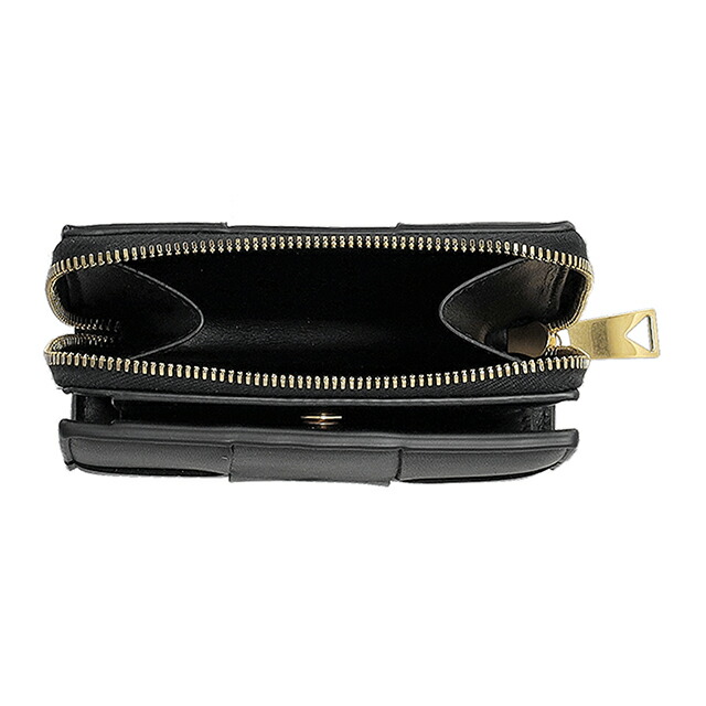 ボッテガ・ヴェネタ 二つ折り財布 二折財布 レディース ブランド BOTTEGA VENETA Italy 750253-V3UO1 8425 ブラック