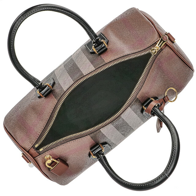 バ－バリ－ ハンドバッグ レディース BURBERRY チェック 8069662 ブラウン 軽量 小さめ 手提げ ブランド 高級 おしゃれ プレゼント 女性 実用的 かわいい