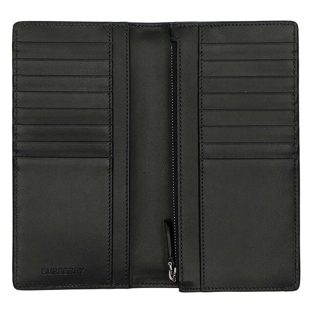 バ－バリ－ 長財布 メンズ BURBERRY チェック 8070199 ブラック ウォレット ブランド 高級 おしゃれ プレゼント 実用的