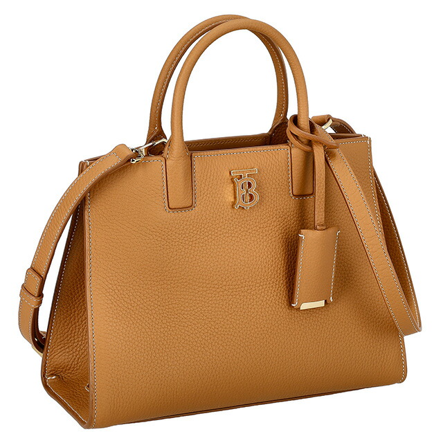 バ－バリ－ ハンドバッグ レディース BURBERRY 8072518 ブラウン 軽量 小さめ 手提げ ブランド 高級 おしゃれ プレゼント 女性 実用的 かわいい
