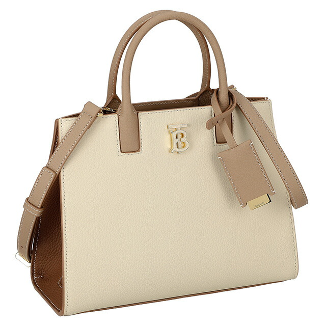 バ－バリ－ ハンドバッグ レディース BURBERRY 8072522 ホワイト 軽量 小さめ 手提げ ブランド 高級 おしゃれ プレゼント 女性 実用的 かわいい