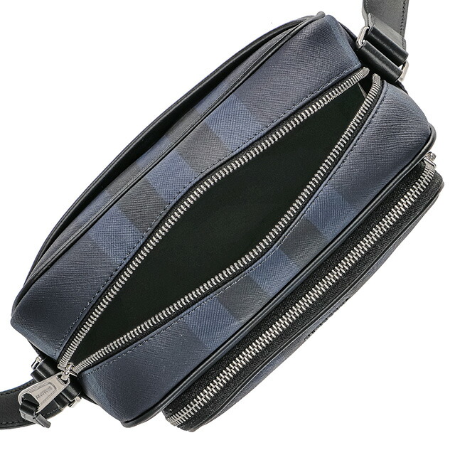 バーバリー ショルダーバッグ メンズ レディース BURBERRY チェック 8073271 ブラック 斜めがけ ブランド 高級 おしゃれ プレゼント 男性 実用的 かっこいい