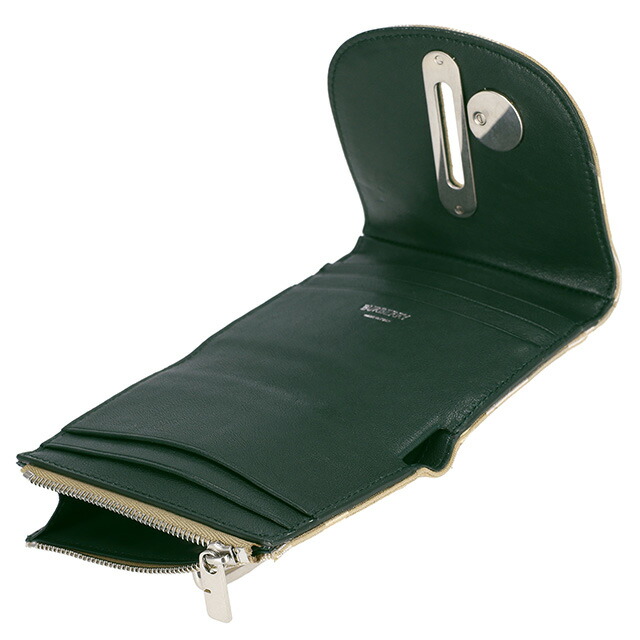 バ－バリ－ 三つ折り財布 レディース BURBERRY チェック 8081783 ベージュ系 ウォレット ブランド 高級 おしゃれ プレゼント 実用的