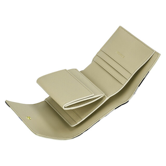 バ－バリ－ 三つ折り財布 メンズ BURBERRY チェック 8086005 ベージュ ウォレット ブランド 高級 おしゃれ プレゼント 実用的