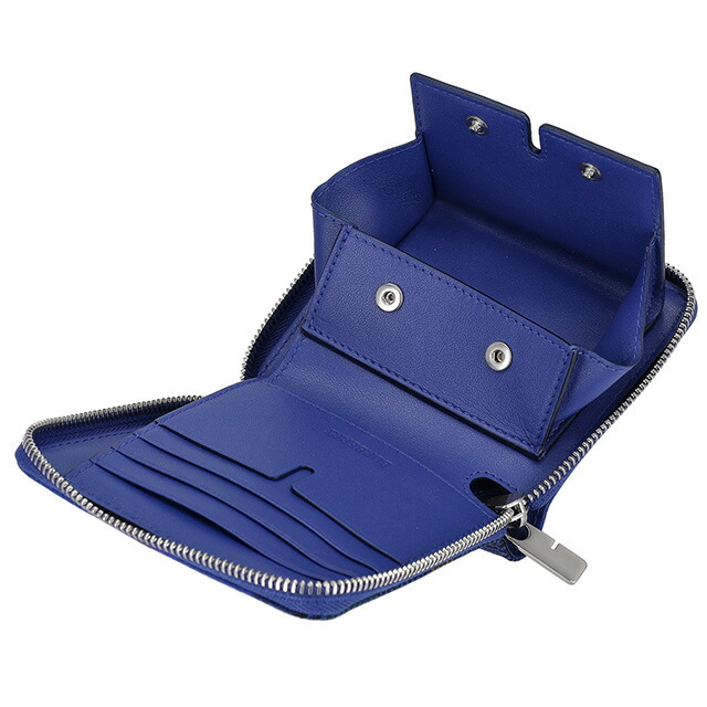 バ－バリ－ 二つ折り財布 メンズ レディース BURBERRY チェック 8089608 ブルー ウォレット ブランド 高級 おしゃれ プレゼント 実用的