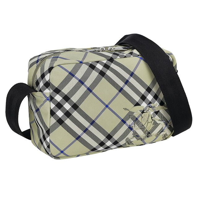 バーバリー ショルダーバッグ メンズ BURBERRY チェック 8091335 ライトベージュ 斜めがけ ブランド 高級 おしゃれ プレゼント 男性 実用的 かっこいい