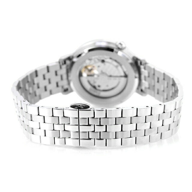 ブローバ クラシック エアロジェット 自動巻き 腕時計 ブランド メンズ オープンハート BULOVA 96A320 アナログ ネイビー おしゃれ 防水 プレゼント 男性 実用的