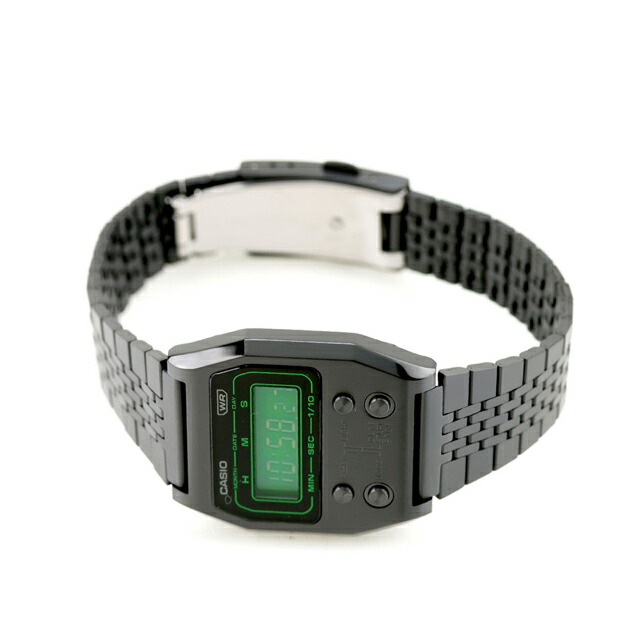 カシオ CASIO クォーツ 電池式 A1100B-1 プレミアムシリーズ ユニセックス メンズ レディース 腕時計 ブランド カシオ casio デジタル ブラック 黒 おしゃれ 防水 プレゼント 実用的