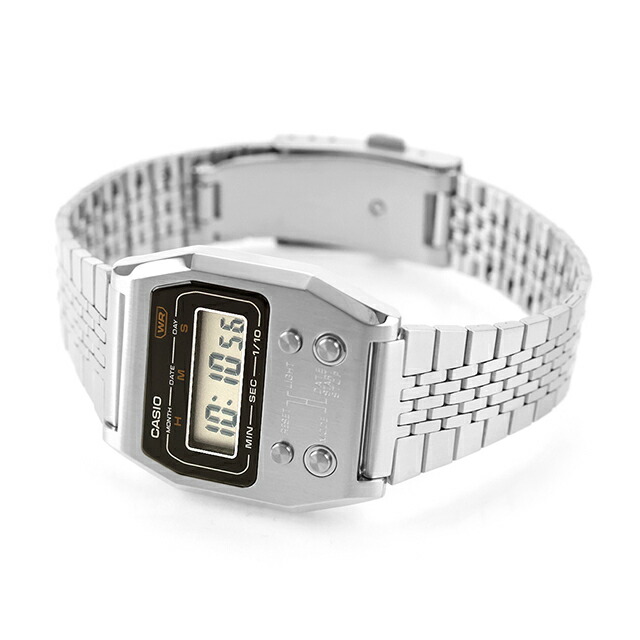 カシオ チープカシオ CASIO クォーツ 電池式 A1100D-1 プレミアムシリーズ ユニセックス チプカシ メンズ レディース 腕時計 ブランド カシオ casio デジタル シルバー おしゃれ 防水 かわいい プレゼント 実用的 学生