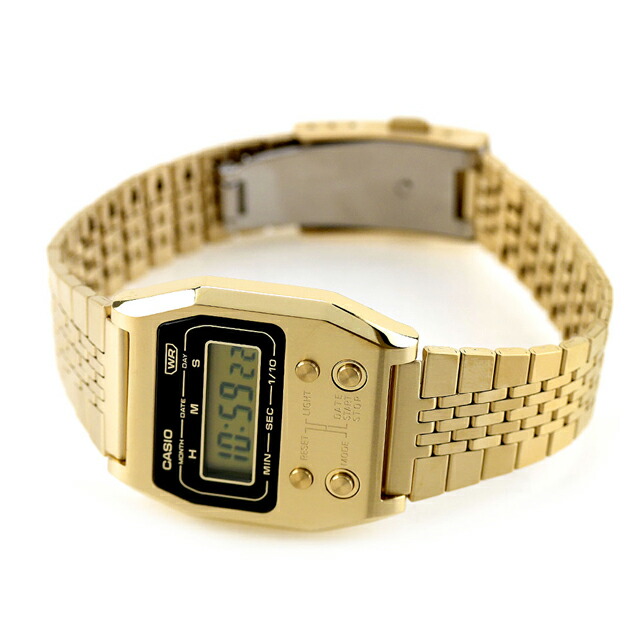 カシオ CASIO クォーツ 電池式 A1100G-5 プレミアムシリーズ ユニセックス メンズ レディース 腕時計 ブランド カシオ casio デジタル ゴールド おしゃれ 防水 プレゼント 実用的