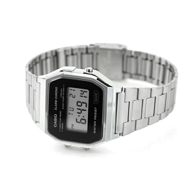 カシオ チープカシオ CASIO クラシック クォーツ 電池式 A158WEA-1 ユニセックス チプカシ メンズ レディース 腕時計 ブランド カシオ casio デジタル ブラック 黒 おしゃれ 防水 かわいい プレゼント 実用的