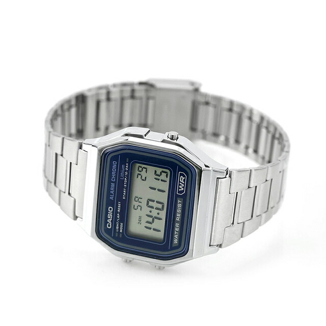 カシオ チープカシオ CASIO クラシック クォーツ 電池式 A158WEA-2 ユニセックス チプカシ メンズ レディース 腕時計 ブランド カシオ casio デジタル ネイビー おしゃれ 防水 かわいい プレゼント 実用的