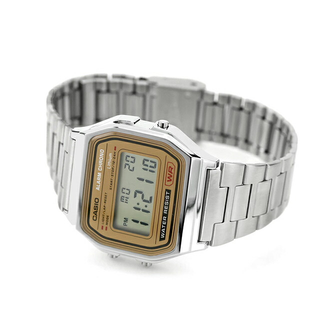 カシオ チープカシオ CASIO スタンダード クォーツ 電池式 A158WEA-9 WEB限定 ユニセックス チプカシ メンズ レディース 腕時計 ブランド カシオ casio デジタル キャメルベージュ おしゃれ 防水 かわいい プレゼント 実用的