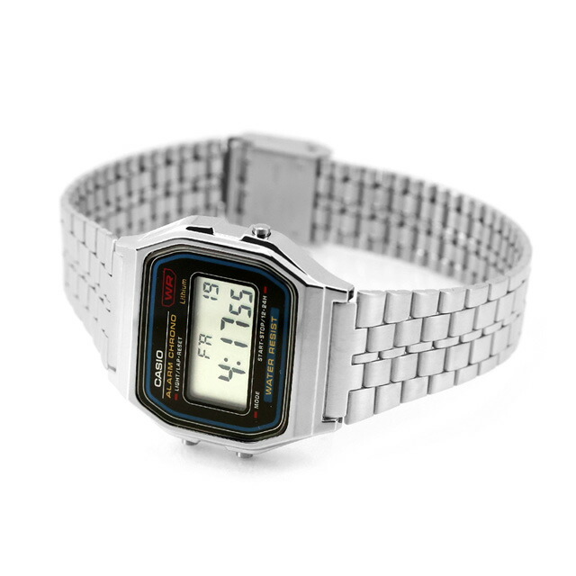 カシオ チープカシオ CASIO スタンダード クォーツ 電池式 A159WA-N1 ユニセックス チプカシ メンズ レディース 腕時計 ブランド カシオ casio デジタル ブラック 黒 おしゃれ 防水 かわいい プレゼント 実用的