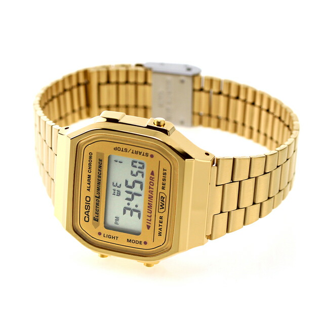 カシオ CASIO A168WG-9W ヴィンテージ 海外モデル メンズ 腕時計 カシオ casio デジタル ゴールド ブランド おしゃれ 防水 プレゼント 男性 実用的