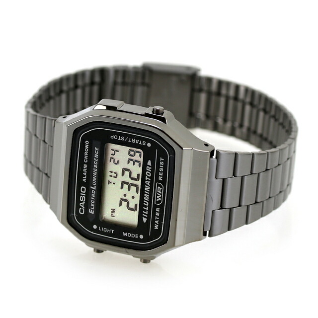 カシオ CASIO A168WGG-1A ビンテージ チプカシ メンズ 腕時計 カシオ casio デジタル ガンメタ ブランド おしゃれ 防水 小さい 軽い かっこいい プレゼント 男性 実用的