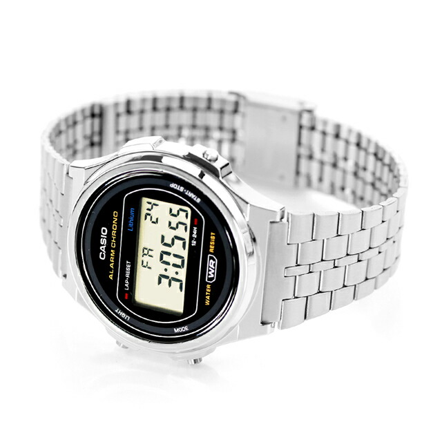 カシオ チープカシオ CASIO クォーツ 電池式 A171WE-1A ビンテージ 海外モデル ユニセックス チプカシ 腕時計 ブランド カシオ casio デジタル ブラック 黒 おしゃれ 防水 かわいい プレゼント 実用的 学生