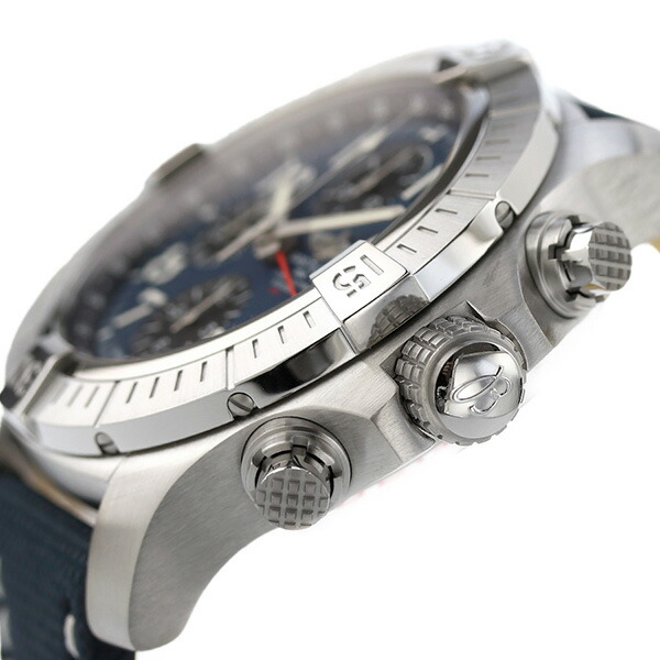 ブライトリング アベンジャー クロノグラフ GMT 45 自動巻き 腕時計 メンズ クロノグラフ BREITLING A24315101C1X1 アナログ ブルー ネイビー イエロー スイス製 高級 ブランド おしゃれ 防水 文字盤 大きい プレゼント 男性 実用的