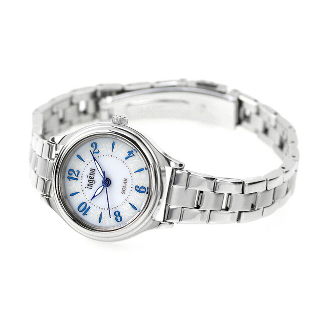 セイコー アルバ アンジェーヌ Life with flowers ソーラー 腕時計 レディース 替えベルト SEIKO ALBA ingenu AHJD436 アナログ シルバー ブランド おしゃれ 防水 軽い 華奢 かわいい プレゼント 女性 実用的