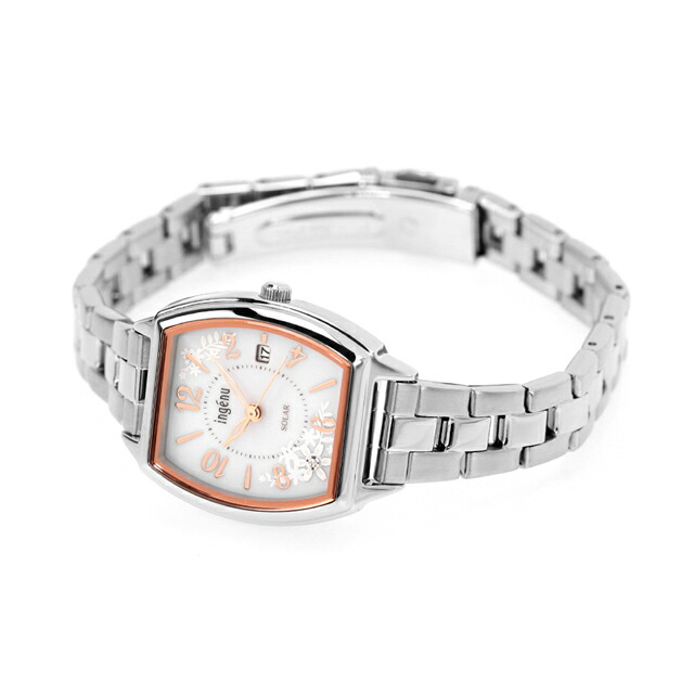 セイコー アルバ アンジェーヌ ソーラー 腕時計 レディース ダイヤモンド SEIKO ALBA ingenu AHJD437 アナログ シルバー ブランド おしゃれ 防水 軽い 華奢 かわいい プレゼント 女性 実用的
