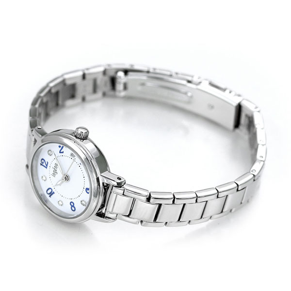 セイコー レディース 腕時計 カレンダー AHJK444 SEIKO ALBA アルバ アンジェーヌ ホワイト 時計 ブランド おしゃれ 防水 軽い 華奢 かわいい プレゼント 女性 実用的