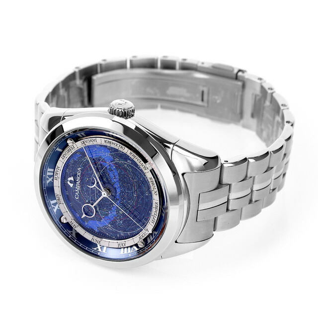 シチズン カンパノラ コスモサインコレクション クオーツ 腕時計 メンズ CITIZEN CAMPANOLA AO4010-51L アナログ ブルー 日本製 高級 ブランド おしゃれ 防水 文字盤 大きい プレゼント 男性 実用的