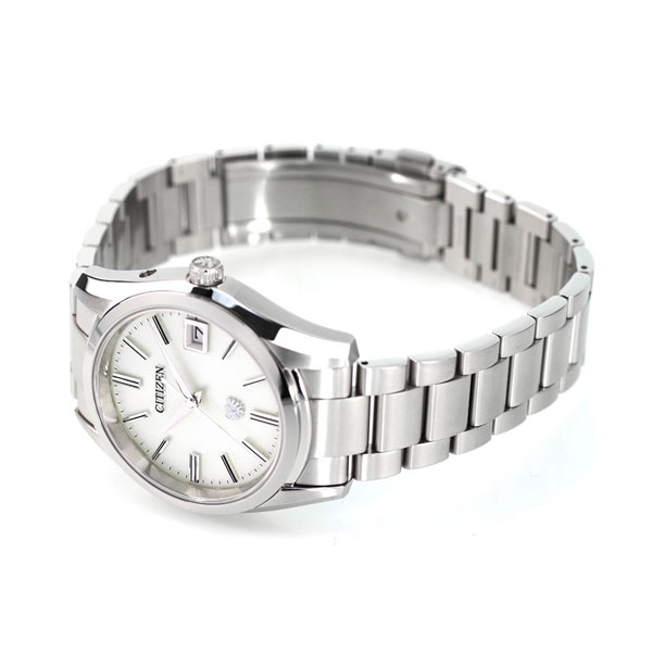 ザシチズン エコドライブ 年差±5秒 ソーラー 日本製 メンズ 腕時計 AQ4080-52A THE CITIZEN オールドシルバー 高級 ブランド おしゃれ 防水 プレゼント 男性 実用的