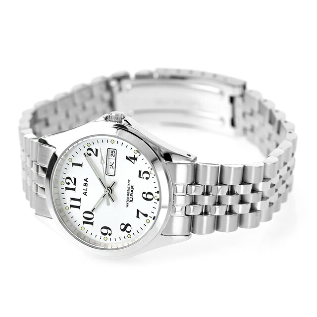 セイコー アルバ クオーツ 腕時計 メンズ SEIKO ALBA AQGK472 アナログ シルバー ブランド おしゃれ 防水 プレゼント 男性 実用的