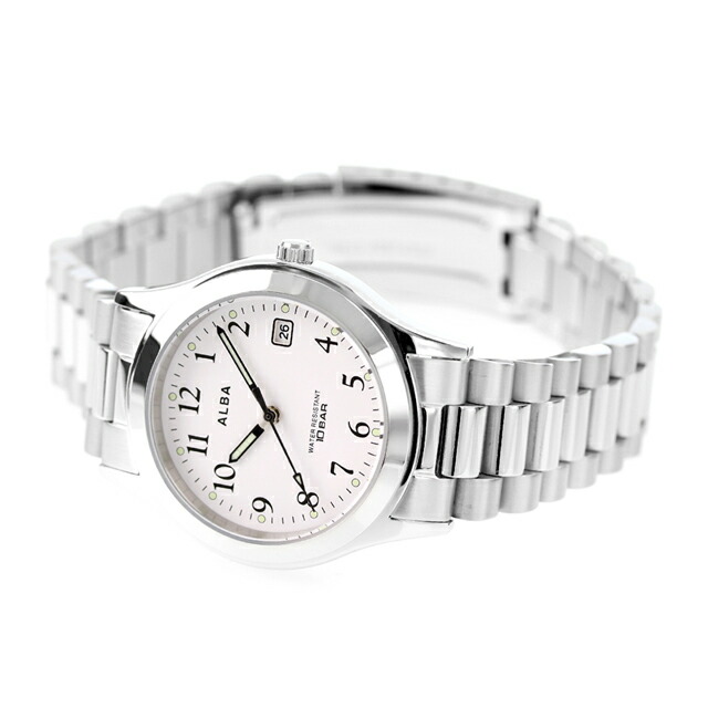 セイコー アルバ クオーツ 腕時計 メンズ SEIKO ALBA AQGK475 アナログ シルバー ブランド おしゃれ 防水 プレゼント 男性 実用的
