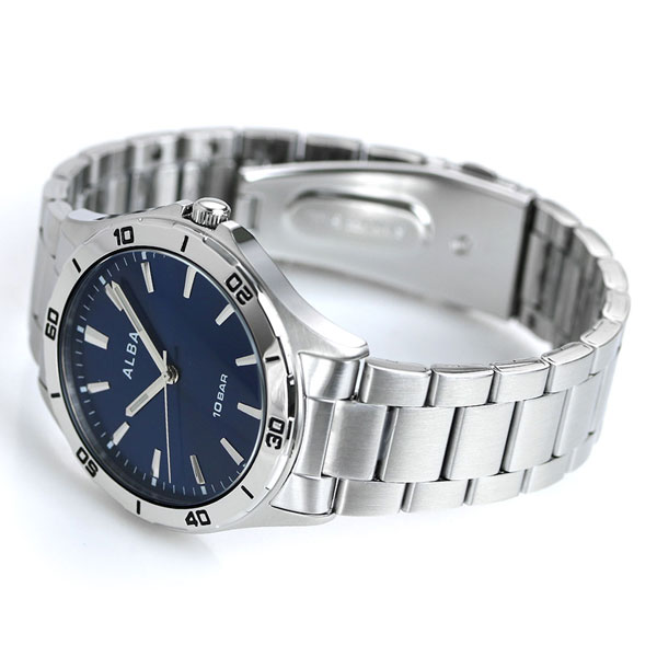 セイコー アルバ メンズ 腕時計 ネイビー クオーツ AQPK411 SEIKO ALBA 時計 ブランド おしゃれ 防水 プレゼント 男性 実用的