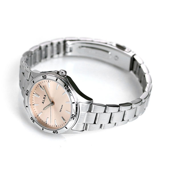 セイコー アルバ レディース 腕時計 ピンク クオーツ AQQK408 SEIKO ALBA 時計 ブランド おしゃれ 防水 軽い 華奢 かわいい プレゼント 女性 実用的