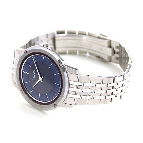 シチズン エコドライブワン メンズ 薄型 ソーラー 腕時計 AR5050-51L CITIZEN 時計 ネイビー ブランド おしゃれ 防水 プレゼント 男性 実用的