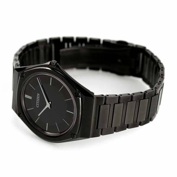 シチズン エコドライブ ワン 薄型 ソーラー 日本製 メンズ 腕時計 AR5064-57E CITIZEN オールブラック 黒 ブランド おしゃれ 防水 プレゼント 男性 実用的
