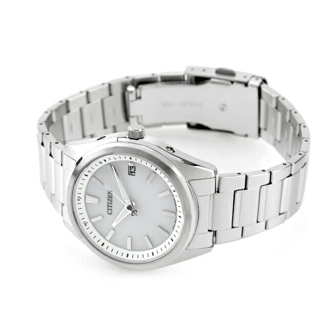 シチズン コレクション 光発電エコドライブ電波 腕時計 ブランド メンズ 電波ソーラー CITIZEN COLLECTION AS1080-65A アナログ ホワイト 白 おしゃれ 防水 プレゼント 男性 実用的