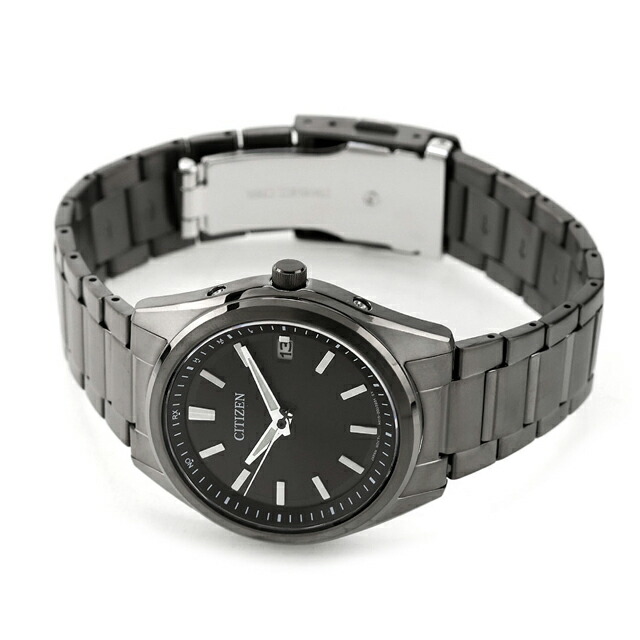 シチズン コレクション 光発電エコドライブ電波 腕時計 ブランド メンズ 電波ソーラー CITIZEN COLLECTION AS1085-61E アナログ ブラック 黒 おしゃれ 防水 プレゼント 男性 実用的
