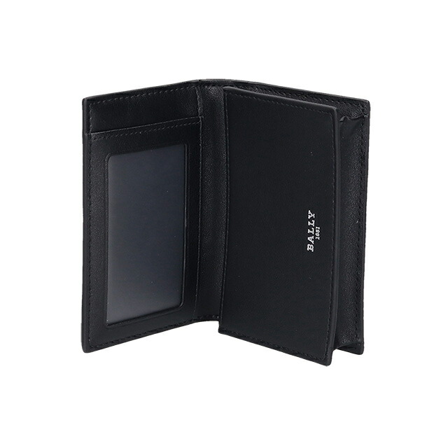 バリー カードケース メンズ レディース BALLY レザー 6309704 ブラック レッド 小物 定期入れ ブランド 高級 おしゃれ プレゼント 実用的