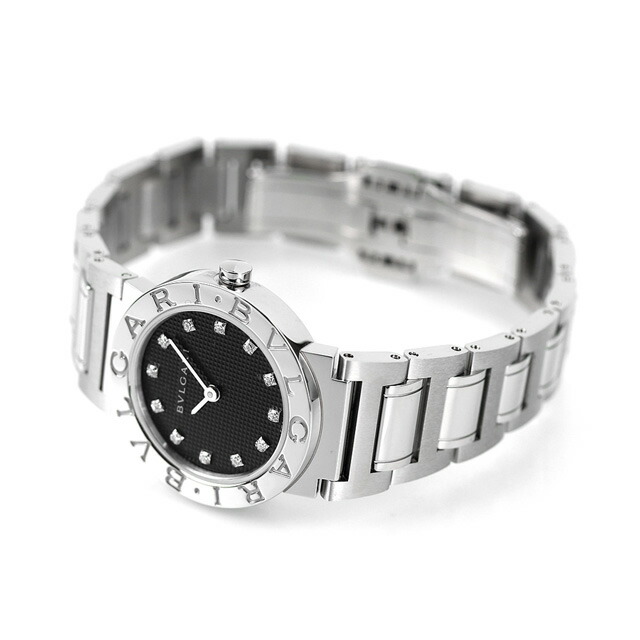 ブルガリ 時計 BVLGARI ブルガリ26mm クオーツ 腕時計 BB26BSS／12 ブラック 高級 ブランド おしゃれ 防水 軽い 華奢 かわいい プレゼント 女性 実用的