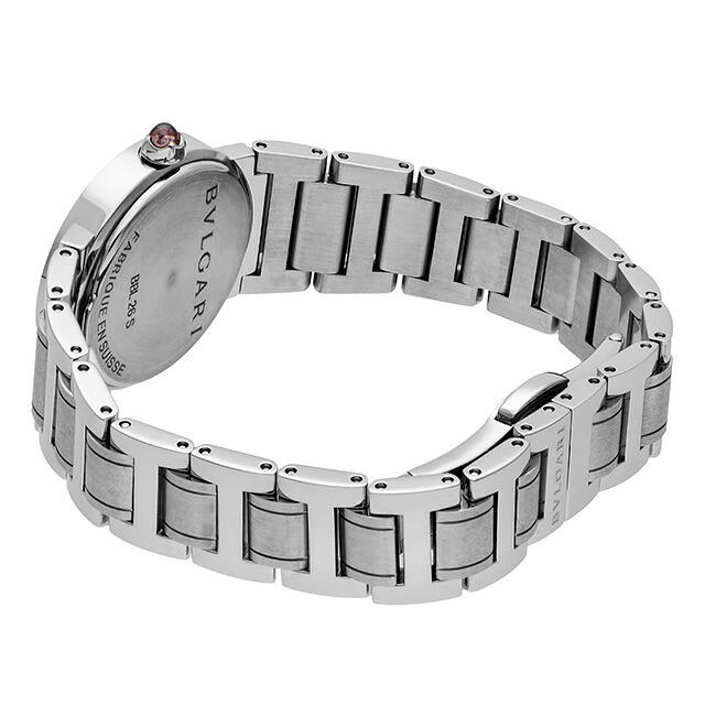 ブルガリ ブルガリブルガリ 26mm ダイヤモンド スイス製 クオーツ レディース 腕時計 BBL26WSDS/12 BVLGARI ホワイトパール 白 高級 ブランド おしゃれ 防水 軽い 華奢 かわいい プレゼント 女性 実用的