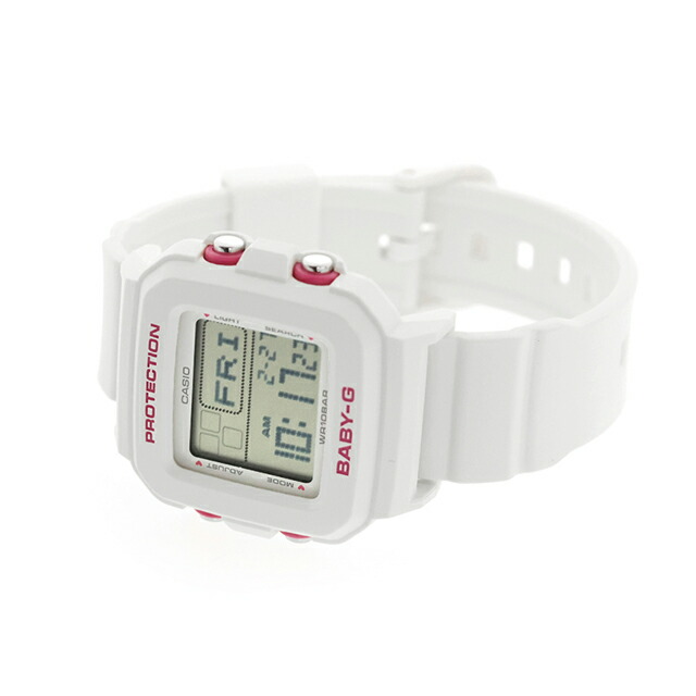 ベビーg ベビージー Baby-G BABY-G＋PLUS クォーツ 電池式 BGD-10KH-7 レディース 腕時計 ブランド カシオ casio デジタル ライトグレー ホワイト 白 おしゃれ 防水 小さい 軽い かっこいい プレゼント 男性 実用的